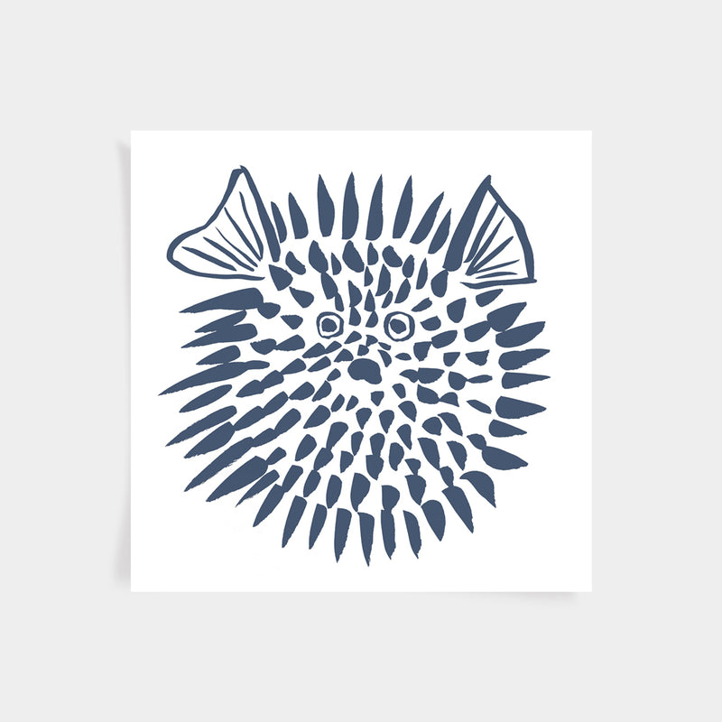 Blowfish Print - Denim