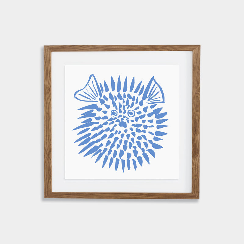 Blowfish Print - Marine