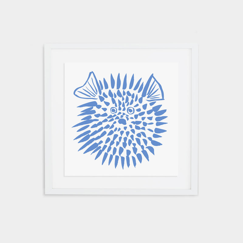 Blowfish Print - Marine