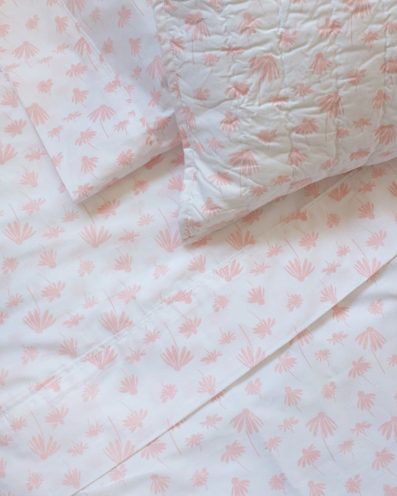 Sheet Set - Echinacea | Blush