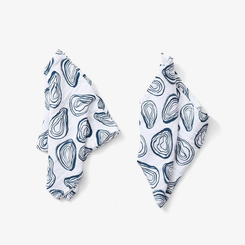 Burp Cloth Set - Oyster | Denim Burp Cloths Lewis 