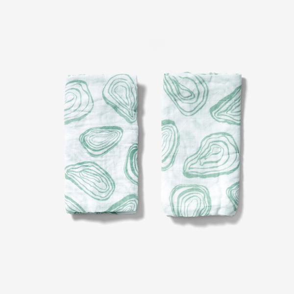 Burp Cloth Set - Oyster | Agave