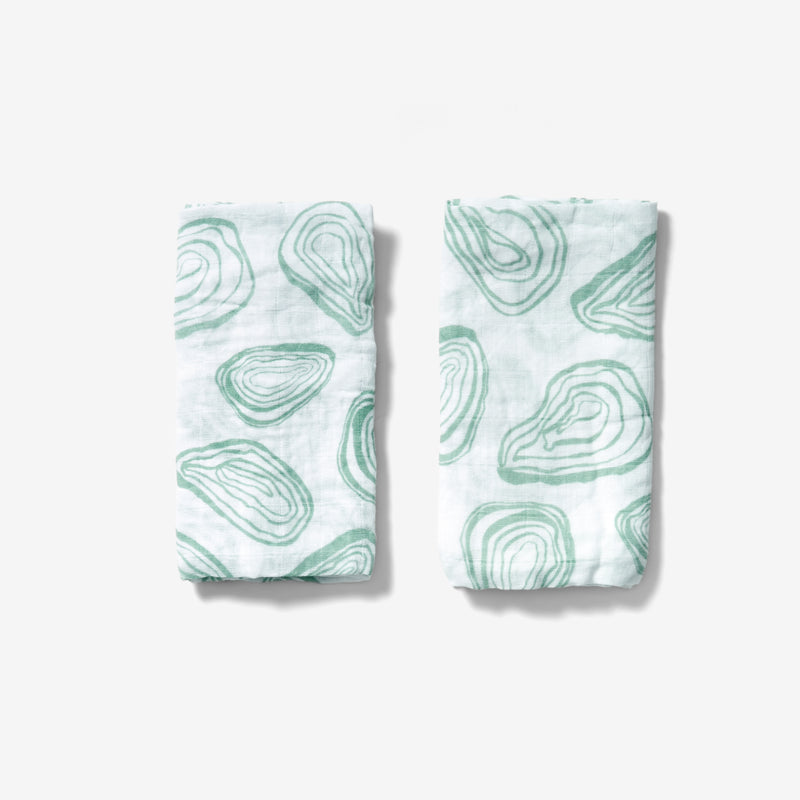 Burp Cloth Set - Oyster | Agave