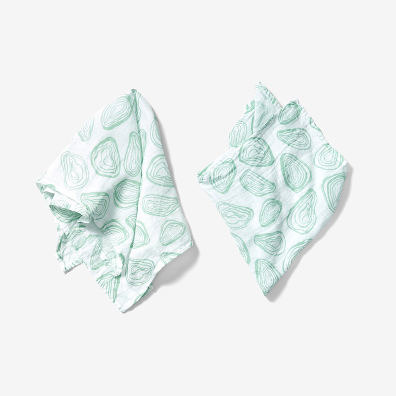 Burp Cloth Set - Oyster | Agave