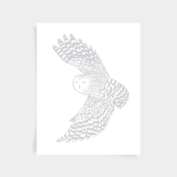 Owl Print - Moon