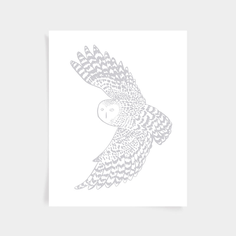 Owl Print - Moon