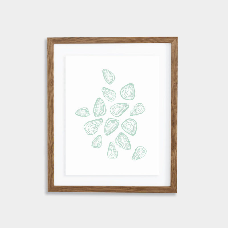 Oyster Print - Agave