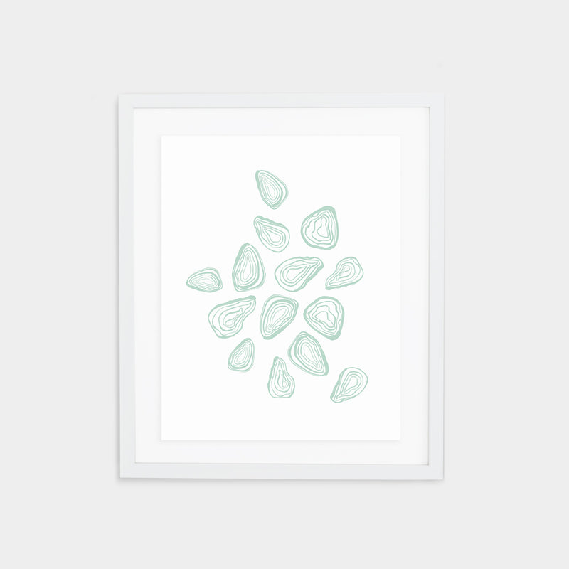 Oyster Print - Agave