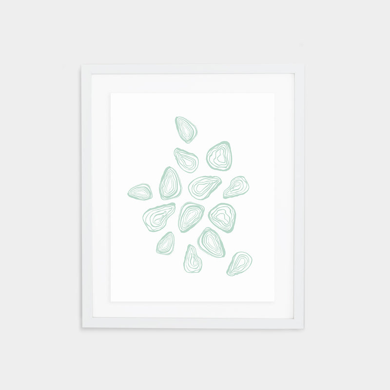 Oyster Print - Agave