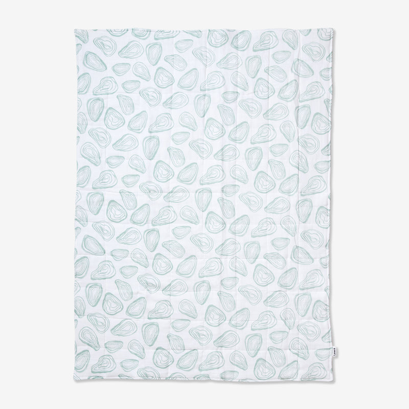 Quilted Baby Blanket - Oyster | Agave