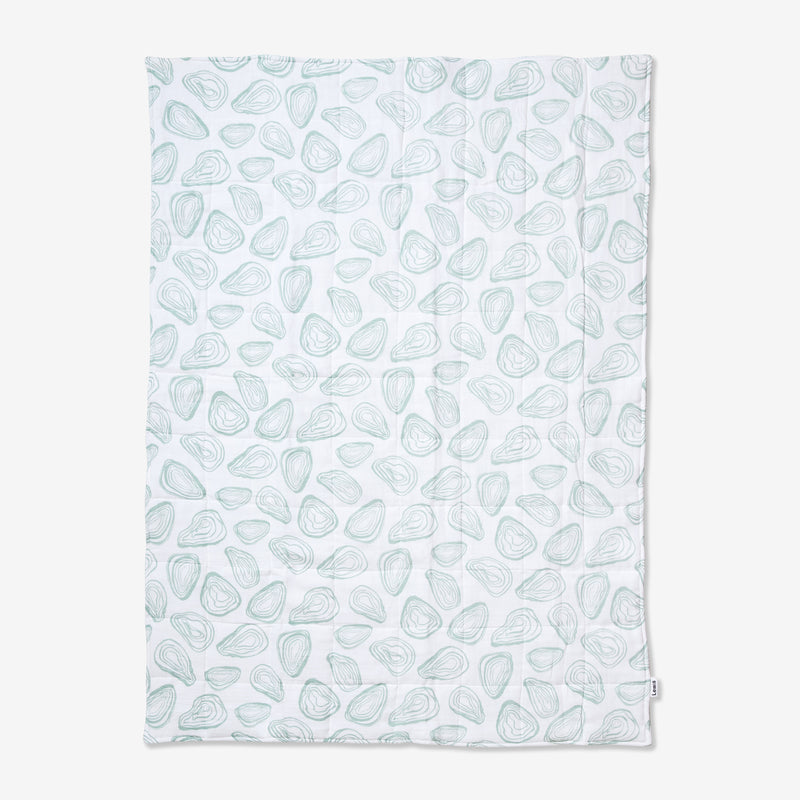 Quilted Baby Blanket - Oyster | Agave