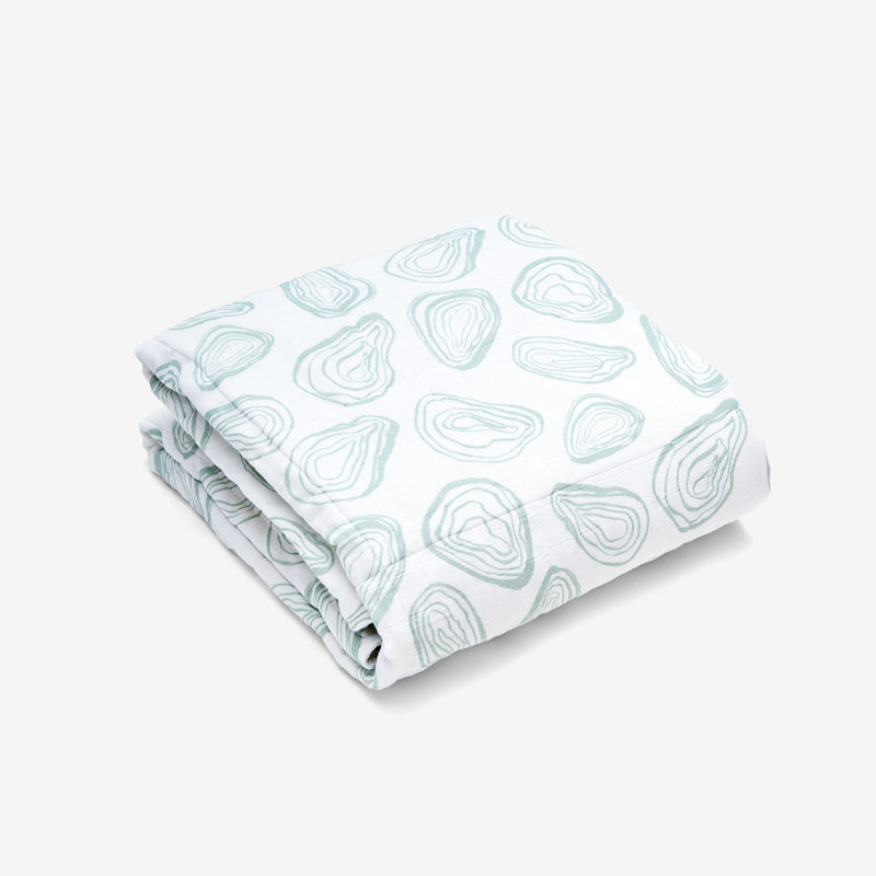 Quilted Baby Blanket - Oyster | Agave