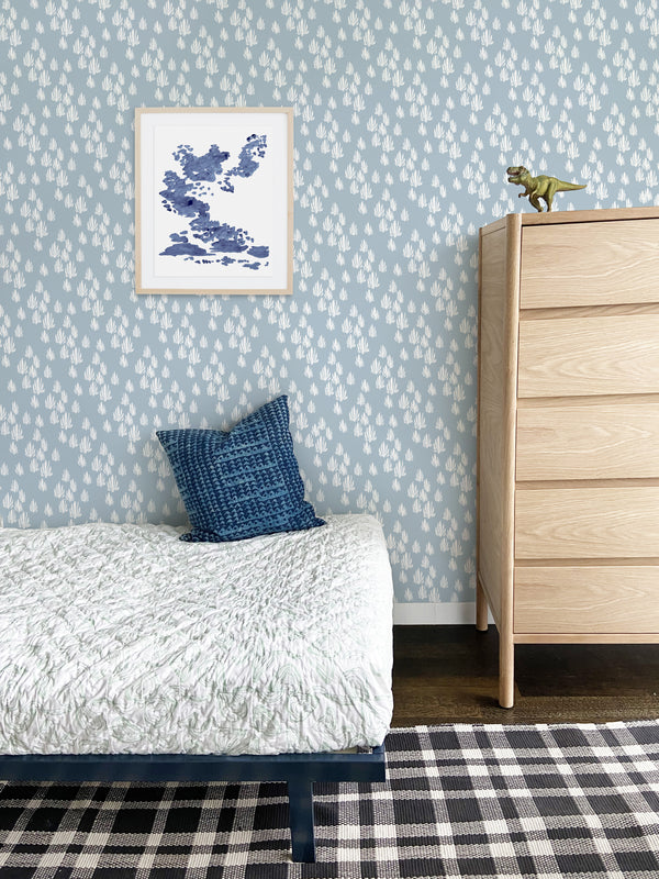 Wallpaper - Seaweed | Bay Blue
