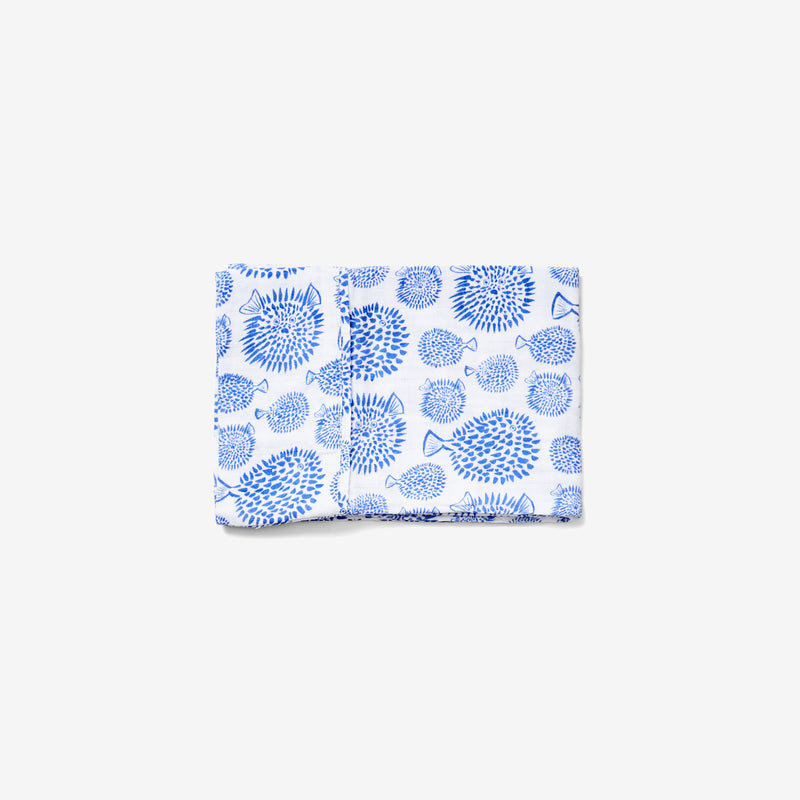 Toddler Pillowcase - Blowfish | Marine