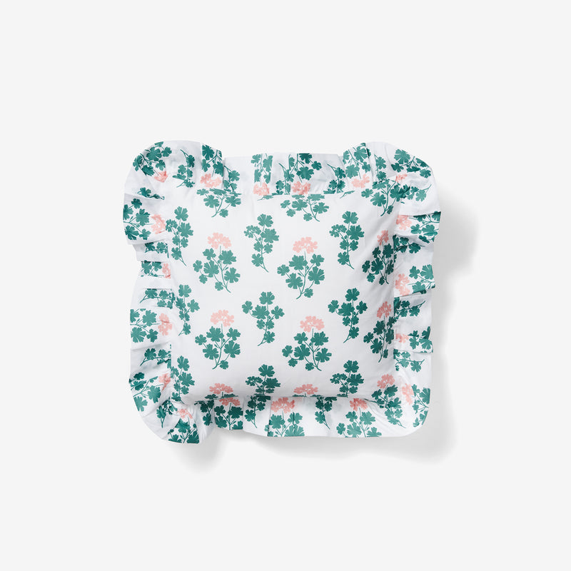 Ruffle Pillow Sham - Geranium | Spruce