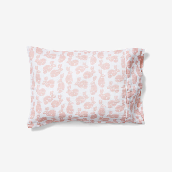 Toddler Pillowcase - Bunny | Blush