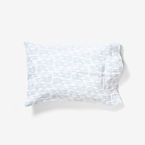 Toddler Pillowcase By Lewis Alligator in Bay Blue