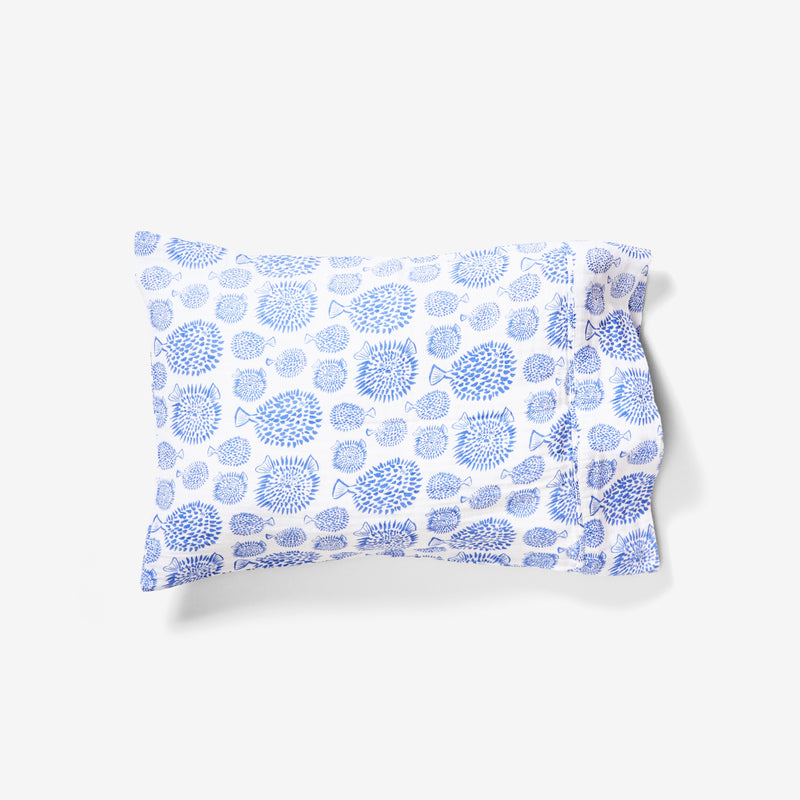 Toddler Pillowcase - Blowfish | Marine